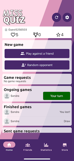 MissQuiz - Quiz & Trivia game Screenshot 0