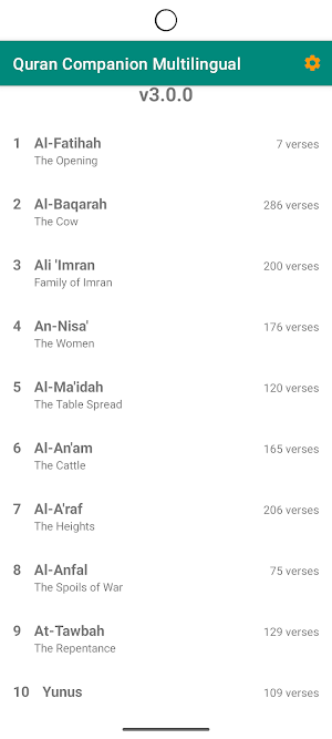 Quran Companion Multilingual Screenshot 0