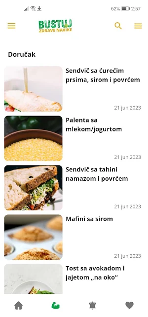 zdrave navike Screenshot 2