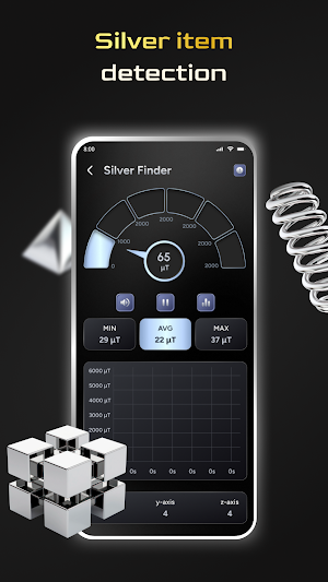 Metal Detector & Gold Scanner Screenshot 2