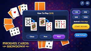 Phoenix Cards: showdown Screenshot 1