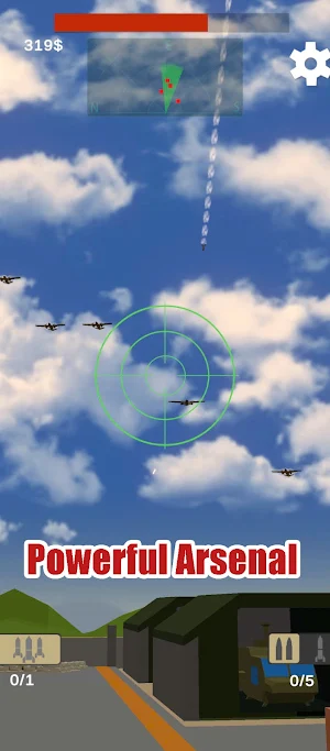 Air defense Airplane shooting Screenshot 2