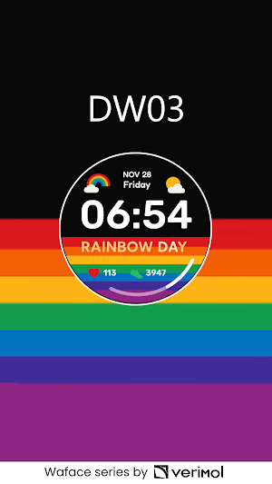 DW03 Rainbow - Colorful Theme Screenshot 0