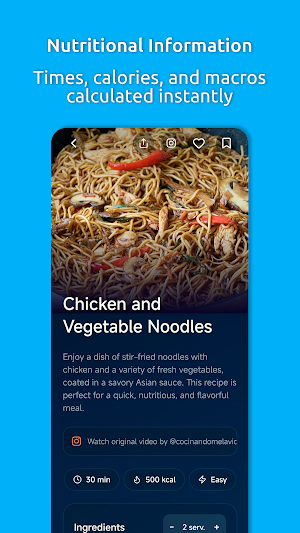 NaChef: From Video to Recipe Screenshot 1