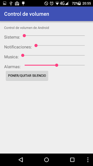 Control de volumen Screenshot 0