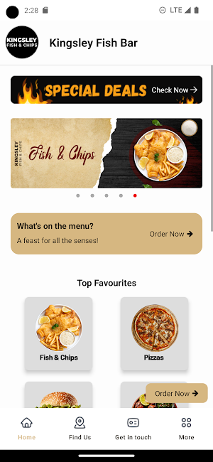 Kingsley Fish Bar Wrexham Screenshot 0