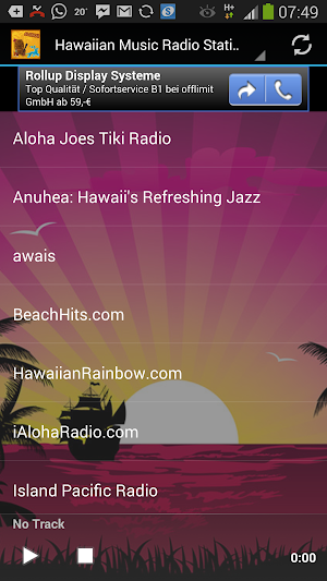 Hawaiian Music Radio Stations Screenshot 0