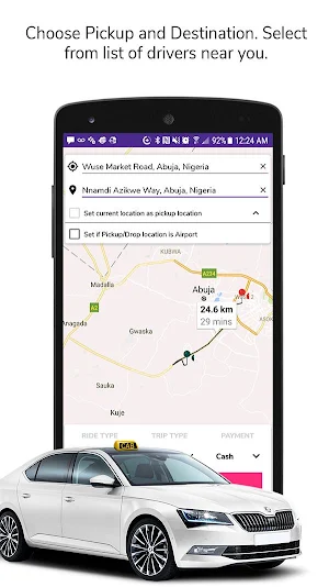 NaijaCab - Ride Sharing App -  Screenshot 3