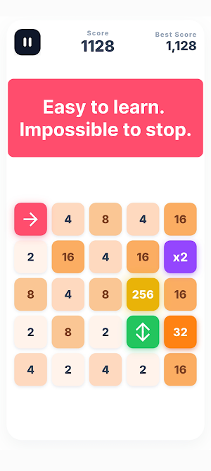 Pair Fall: Number Merge Screenshot 3