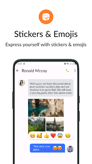Coco Messenger - Messages Sms Screenshot 3
