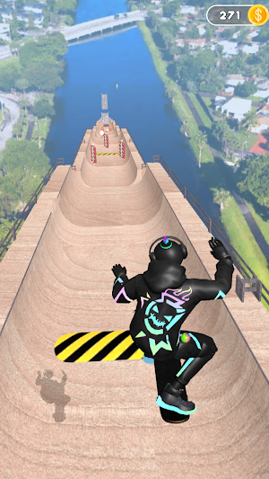 Ragdoll down hill Racing Screenshot 2