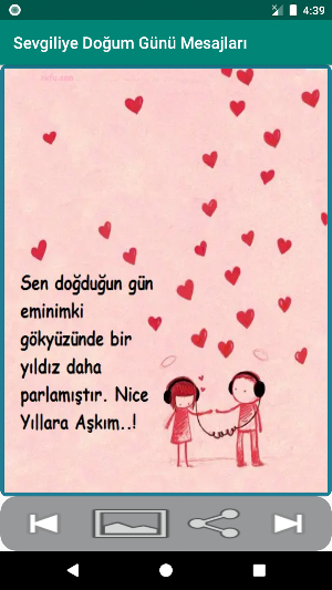 Sevgiliye Doğum Günü Mesajları Screenshot 0