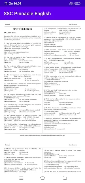 SSC Pinnacle English 7600+ screenshot 2