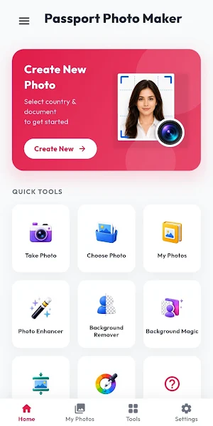 Passport Photo Maker - ID App Screenshot 0
