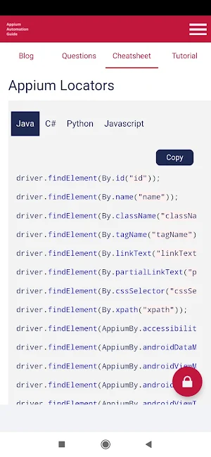 Automation Guide Appium Screenshot 3