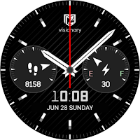 Classic Black Watch Face