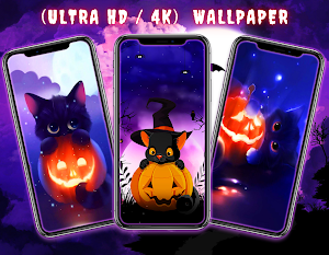 Cute halloween Wallpaper Screenshot 2