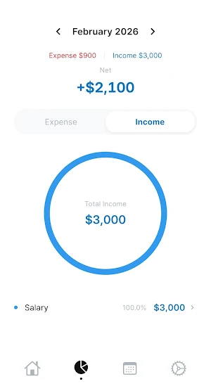Simple Expense Tracker Budget Screenshot 3