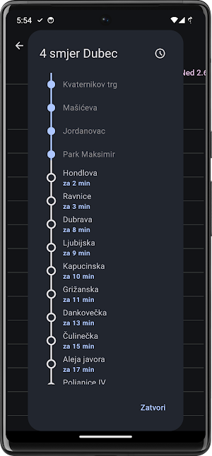 ZET raspored Screenshot 3