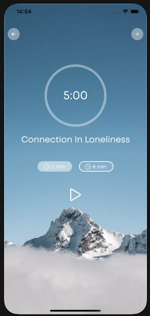 The Mindfulnest App Screenshot 2