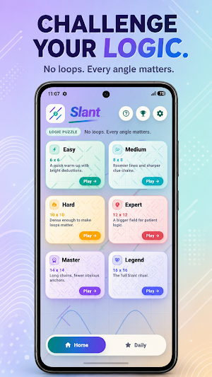 Slant - Classic Puzzle Screenshot 0