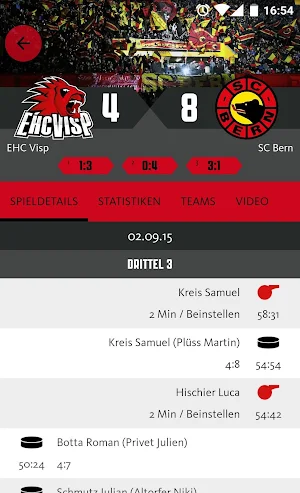SC Bern Screenshot 2