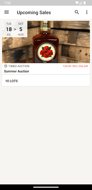 Whiskey Auctioneers Screenshot 0