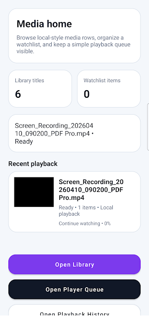 StreamVault Player Screenshot 0