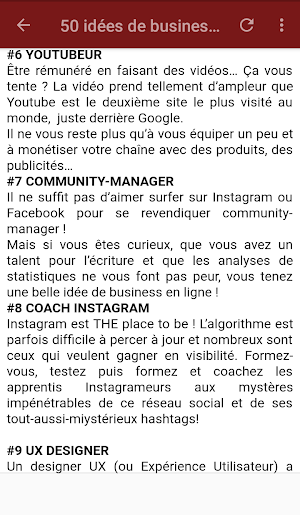 333 idées de business rentables Screenshot 3