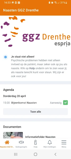 NaastenApp GGZ Drenthe Screenshot 0