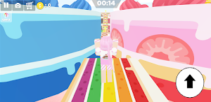 Cake and Sweet Girl Parkour Screenshot 0