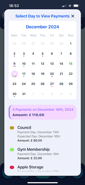 MBA (Moolah BudgetApp) Screenshot 3