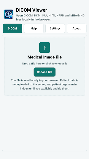 DICOM Viewer Screenshot 0