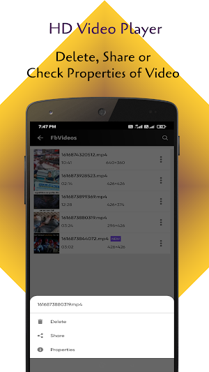 Video Player - All format HD Video Player- VPlayer Screenshot 2
