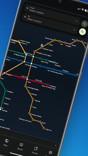 Taipei MRT Metro Map Offline Screenshot 1