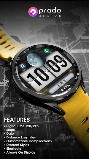 Weather Flip Animated Wear OS Screenshot 1