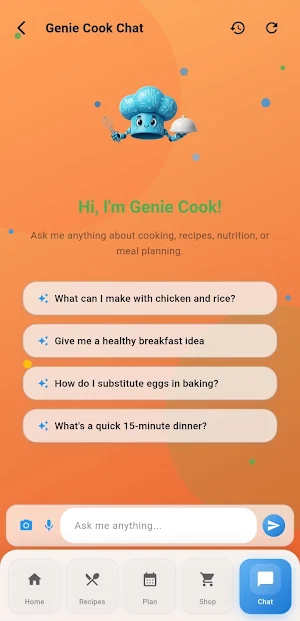 Genie Cooking AI Screenshot 2