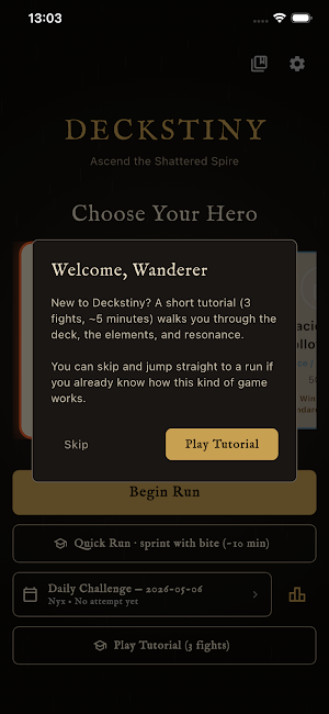 Deckstiny: Roguelike Card Game Screenshot 0