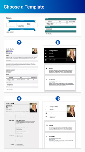Resume Builder 2020 Free CV Maker Screenshot 2
