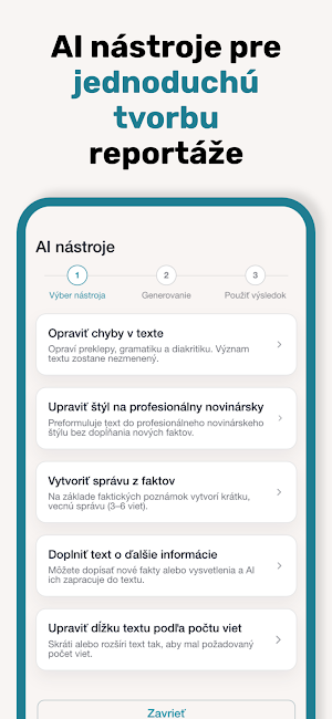 Reporter Screenshot 3