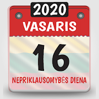 kalendorius lietuviskas 2020 su visomis sventemis