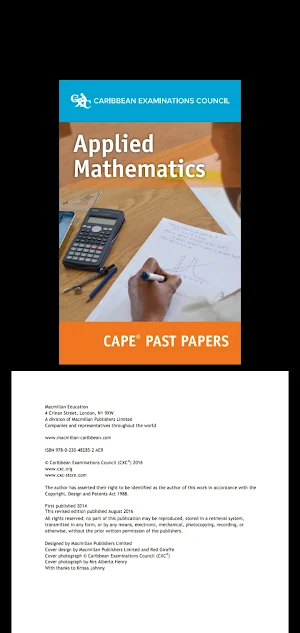 CAPE Past Papers Part 1 Screenshot 2