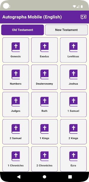 Autographa Mobile Screenshot 1
