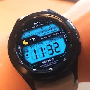 ACRO Genix Digital watchface Screenshot 0
