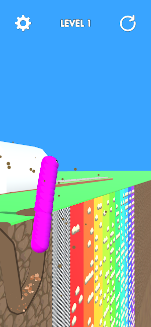 Worm Dig Runner Screenshot 2