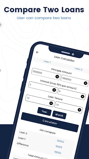 CashLoan - EMI Loan Calculator Screenshot 2