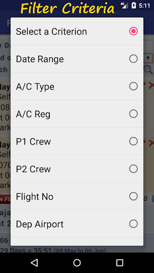 Flight Log Screenshot 2