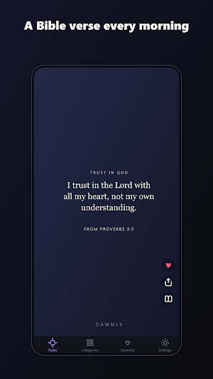 Dawnly: Daily Bible Verses Screenshot 0