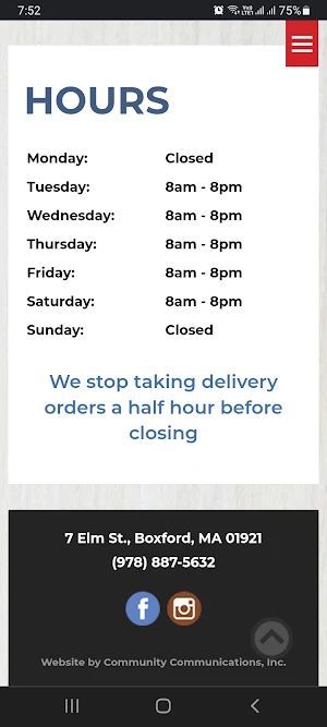The Boxford Community Kitchen Screenshot 3