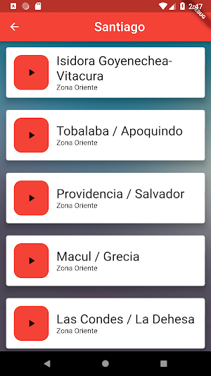 Chile Traffic Cameras Screenshot 2